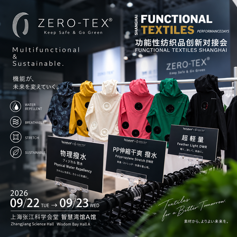 FUNCTIONAL TEXTILES SHANGHAI 2026 出展のお知らせ