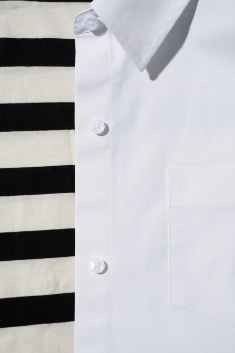 【ZTO-2506SP-SHIRT001】Men's 5GUARD White Shirt (Middle weight stretch)