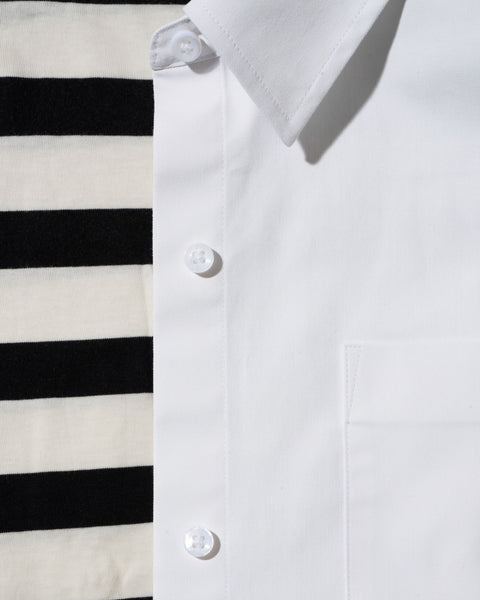 【ZTO-2507P-SHIRT001】Men's 5GUARD White Shirt (Middle weight)